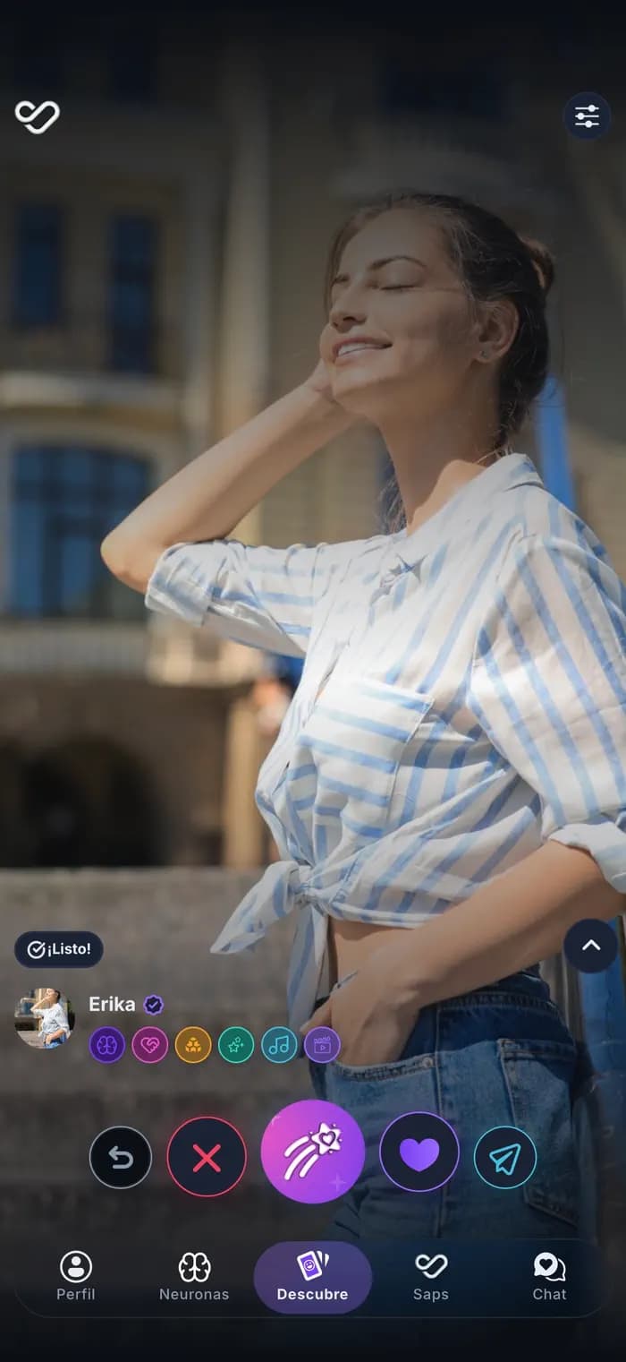 Perfil de Erika en Sapios